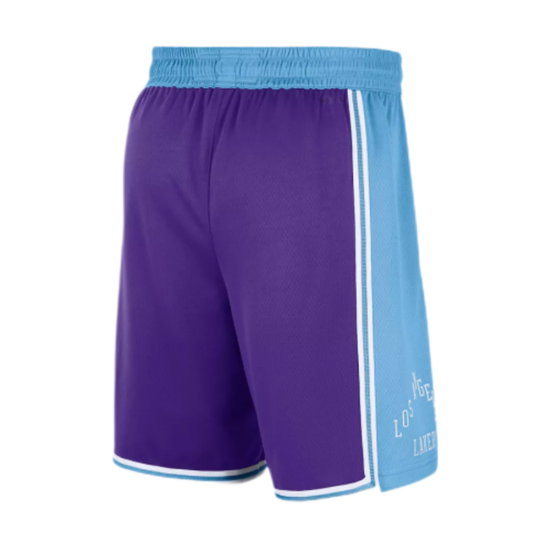 Men's Los Angeles Lakers Purple Basketball Shorts 2021/22 - City Edition