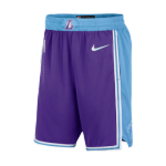 Men's Los Angeles Lakers Nike Purple 2021/22 Diamond Swingman Shorts - City Edition