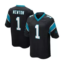 Men Carolina Panthers Cam Newton #1 Nike Black Game Jersey - thejerseys