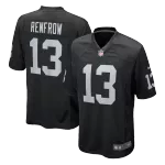 Men Las Vegas Raiders Renfrow #13 Nike Black Game Jersey - thejerseys