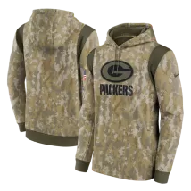 Men Green Bay Packers Nike Camo NFL Hoodie 2021 - thejerseys