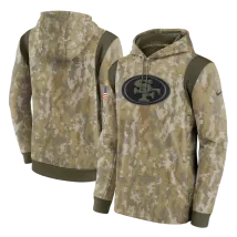 Men San Francisco 49ers Nike Camo NFL Hoodie 2021 - thejerseys