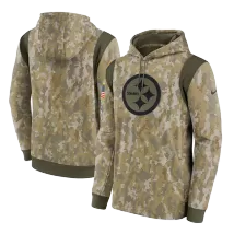 Men Pittsburgh Steelers Nike Camo NFL Hoodie 2021 - thejerseys