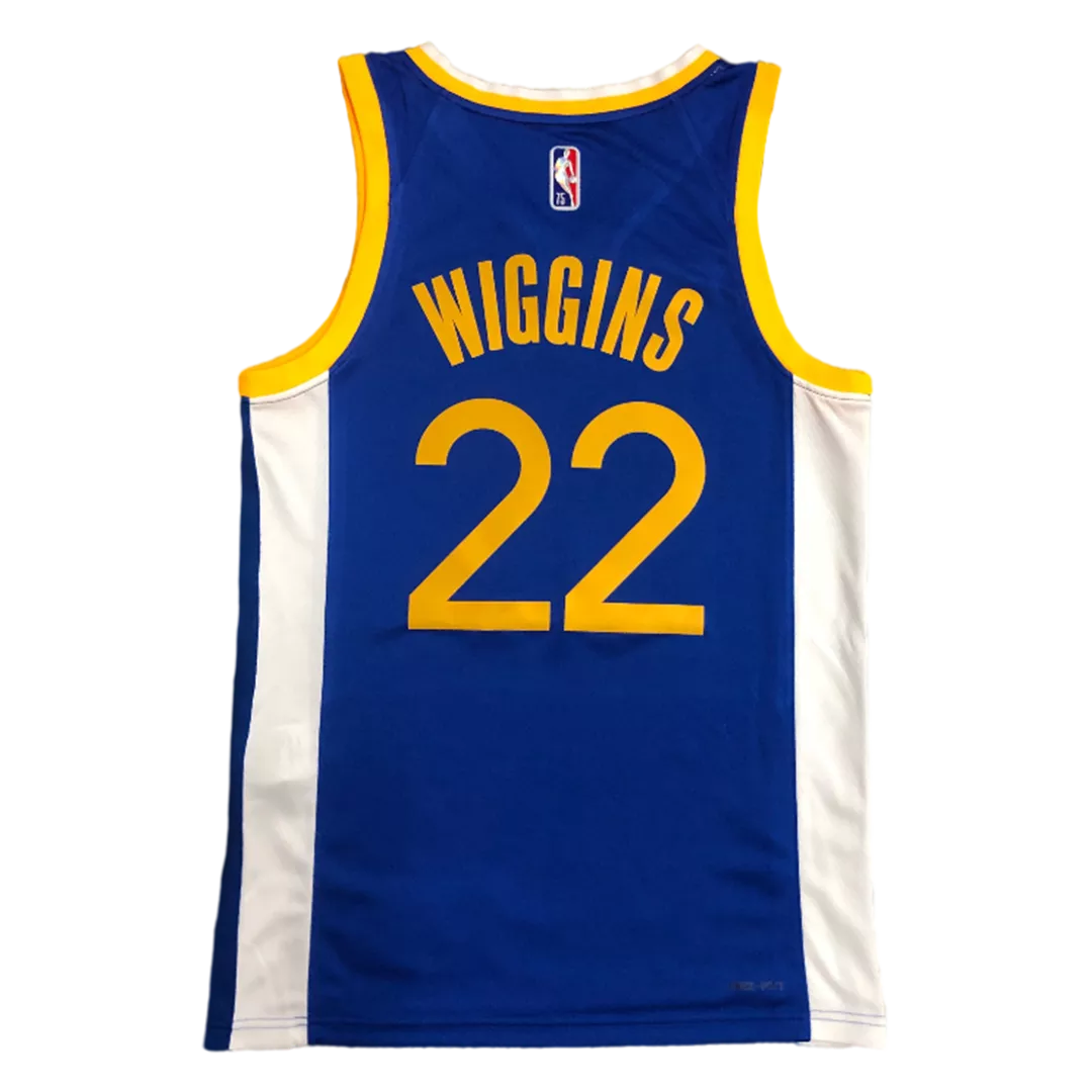 Men's Golden State Warriors Andrew Wiggins #22 Blue 2021/22 Swingman Jersey - Icon Edition - thejerseys