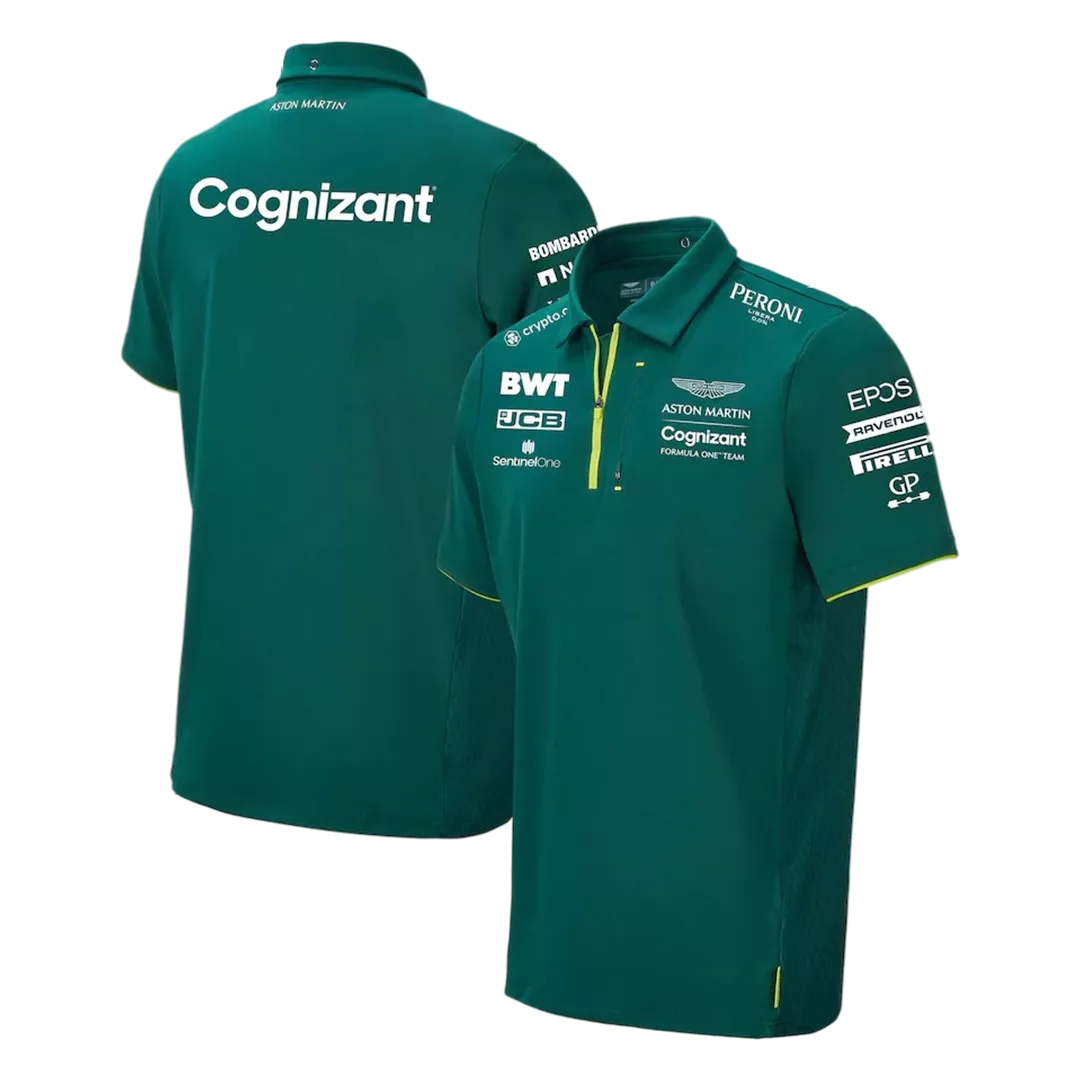 Aston Martin Cognizant F1 Official Team Polo 2021 - thejerseys
