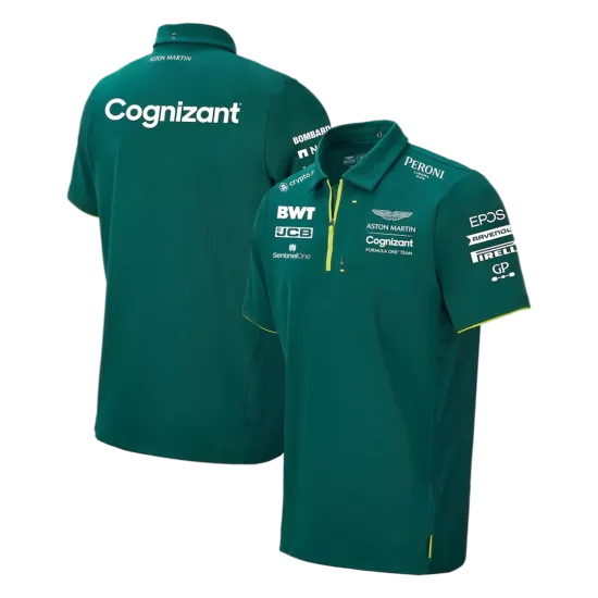 Aston Martin Cognizant F1 Official Team Polo 2021 - thejerseys