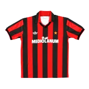 AC Milan Home Retro Soccer Jersey 1991/92 - thejerseys
