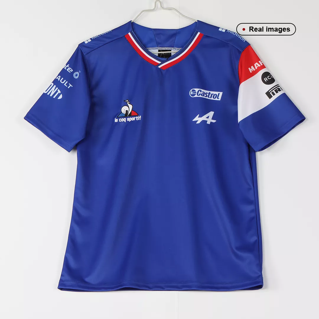 Alpine F1 Racing Team Ocon T-Shirt Blue 2021 - thejerseys