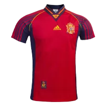 Spain Home Retro Soccer Jersey 1998 - thejerseys