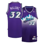 Men's Utah Jazz Karl Malone #32 Purple Hardwood Classics Swingman Jersey 1996/97 - thejerseys