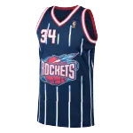 Men's Houston Rockets Hakeem Olajuwon #34 Mitchell & Ness Navy Swingman NBA Jersey - thejerseys