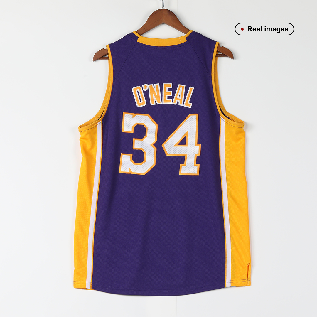 100% Authentic Shaquille O'Neal Mitchell Ness 03 04 Lakers Jersey 40 M kobe