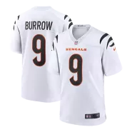 Men Cincinnati Bengals Joe Burrow #9 Nike White Game Jersey - thejerseys