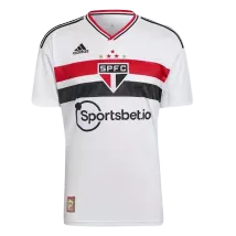 Men's Sao Paulo FC Home Soccer Jersey 2022/23 - Fans Version - thejerseys