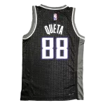 Men's Sacramento Kings Neemias Queta #88 Black Swingman Jersey 2021/22 - City Edition - thejerseys