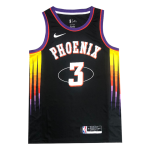 Men's Phoenix Suns Chris Paul #3 Nike Black 2021/22 Swingman Jersey