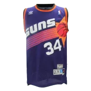 Men's Phoenix Suns Charles Barkley #34 Purple Hardwood Classics Jersey - thejerseys
