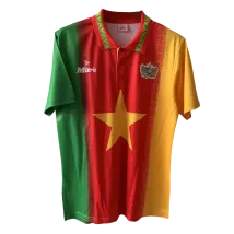 Cameroon Home Retro Soccer Jersey 1994 - thejerseys