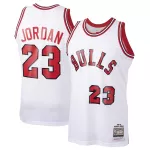 Men's Chicago Bulls Jordan #23 Mitchell & Ness White 1984/85 Swingman NBA Jersey - thejerseys
