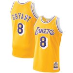 Men's Los Angeles Lakers Bryant #8  Yellow 1996/97 Swingman NBA Jersey