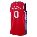 Men's Philadelphia 76ers Tyrese Maxey #0 Red Swingman Jersey - Icon Edition - thejerseys