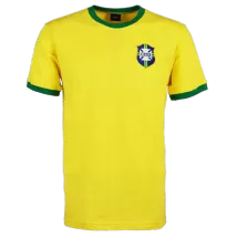 Brazil Home Retro Soccer Jersey 1970 - thejerseys