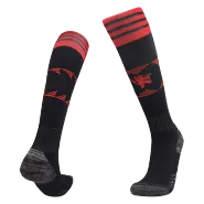 Manchester United Home Soccer Socks 2022/23 For Adults - thejerseys