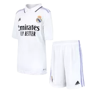 Kid's Real Madrid Home Jerseys Kit(Jersey+Shorts) 2022/23 - thejerseys