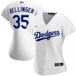 Women's Los Angeles Dodgers Cody Bellinger #35 Nike White 2020 Home Replica Jersey