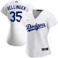 Women Los Angeles Dodgers Cody Bellinger #35 Home White Replica Jersey - thejerseys