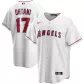 Men Los Angeles Angels Shohei Ohtani #17 Home White Replica Jersey - thejerseys