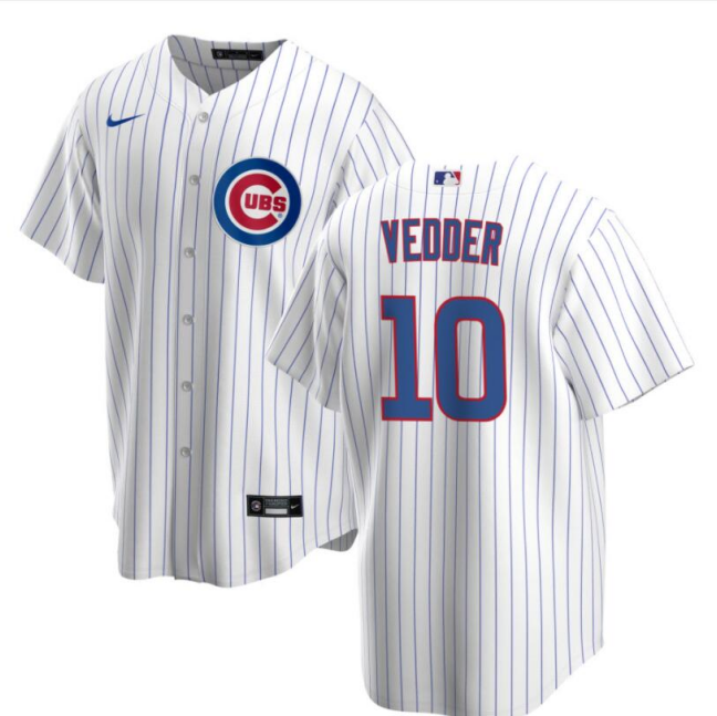 Eddie Vedder Chicago Cubs Jersey Limited Edition Size XL NIB Ten