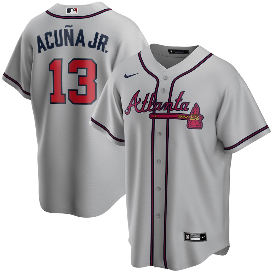 Atlanta Braves #13 Ronald Acuna Jr. White 2022 MLB All-Star Game