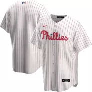 Men Philadelphia Phillies Home White&Red Replica Jersey - thejerseys