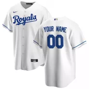 Men's Kansas City Royals Nike White Home 2020 Replica Custom Jersey - thejerseys