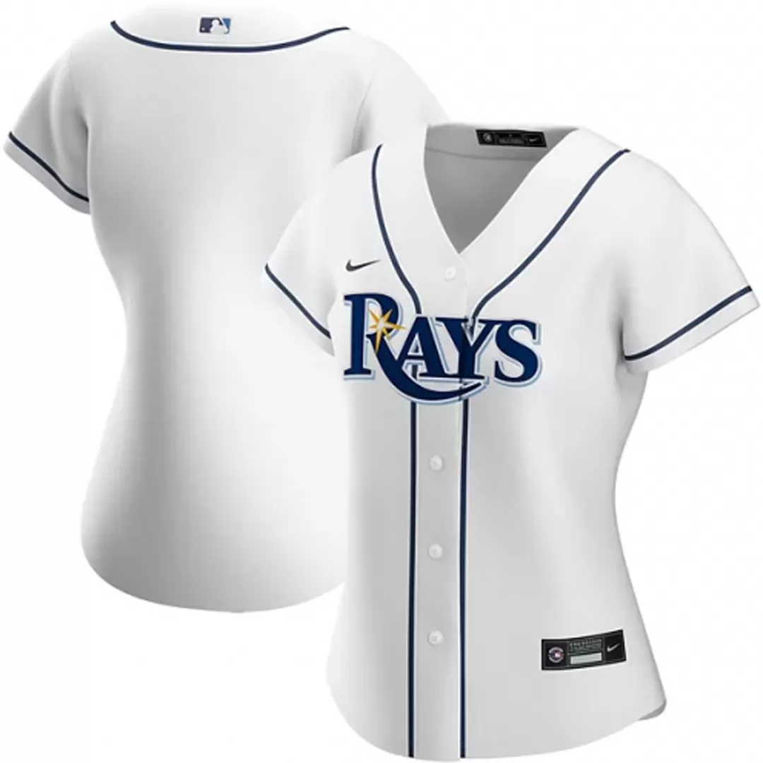 Women's Tampa Bay Rays Nike White 2020 Home Replica Jersey, Tampa Bay Rays