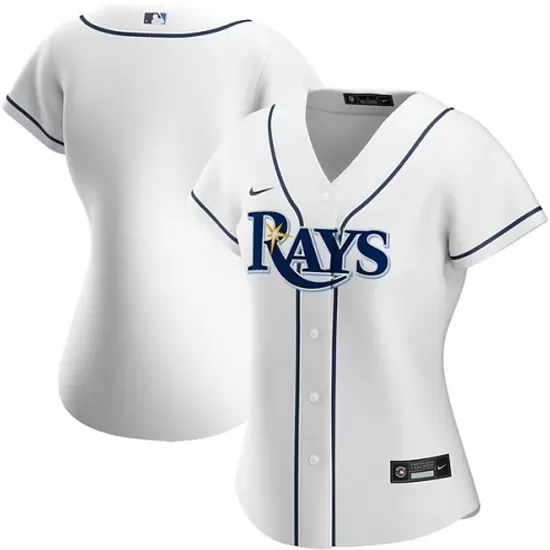 Women's Tampa Bay Rays Nike White Home Replica Team Jersey