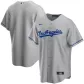 Men Los Angeles Dodgers Gray Replica Jersey - thejerseys