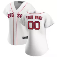 Women's Boston Red Sox Nike White 2020 Home Replica Custom Jersey - thejerseys