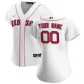 Women Boston Red Sox Home White Custom Replica Jersey - thejerseys