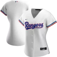 Women Texas Rangers Home White Replica Jersey - thejerseys