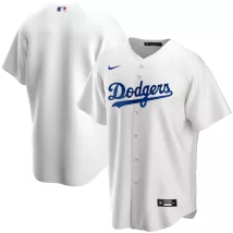 Men's Los Angeles Dodgers Nike White 2020 Home Replica Jersey - thejerseys