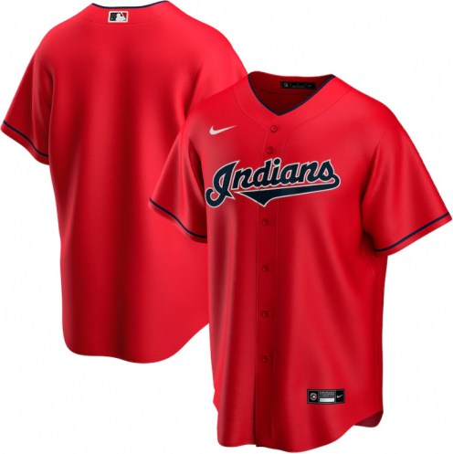 Men's Cleveland Indians Francisco Lindor Nike White Home Replica Player  Name Jersey