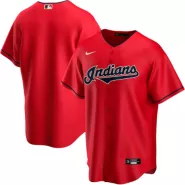 Men's Cleveland Indians Nike Red Alternate 2020 Replica Jersey - thejerseys