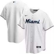 Men's Miami Marlins Nike White Home 2020 Replica Jersey - thejerseys