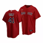 Men's Boston Red Sox Chris Sale  #41 Nike Red Alternate 2020 Replica Jersey - thejerseys