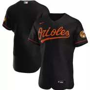 Men's Baltimore Orioles Nike Black Alternate Authentic Team Jersey - thejerseys