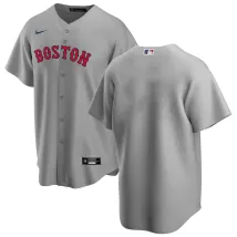 Men Boston Red Sox Grey Replica Jersey - thejerseys