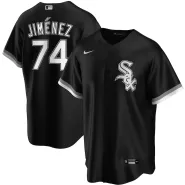 Men's Chicago White Sox Eloy Jimenez #74 Nike Black Alternate Replica Jersey - thejerseys