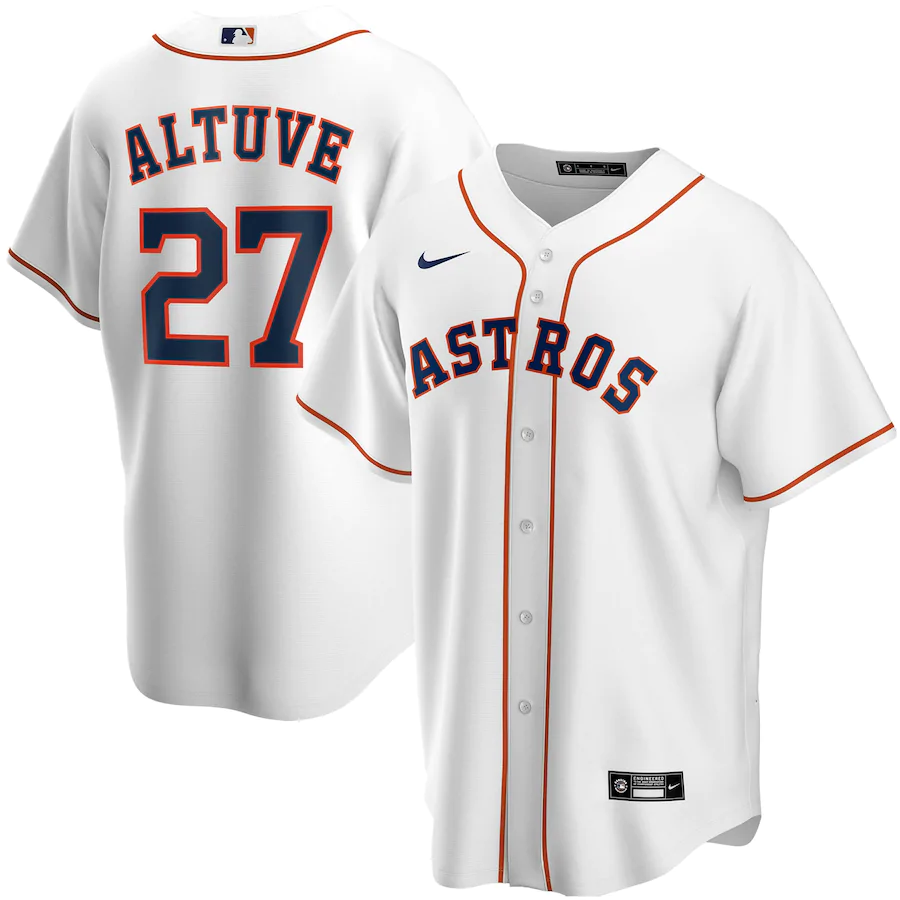 Houston Astros Carlos Correa #1 White Jersey Majestic MLB Size L Women  Brand New